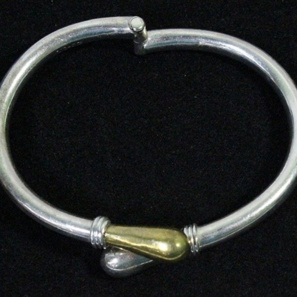 Sterling Silver Open Bangle Bracelet Mexico